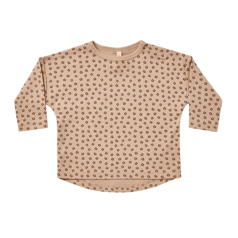 Quincy Mae Long Sleeve Tee - Ditsy Bloom