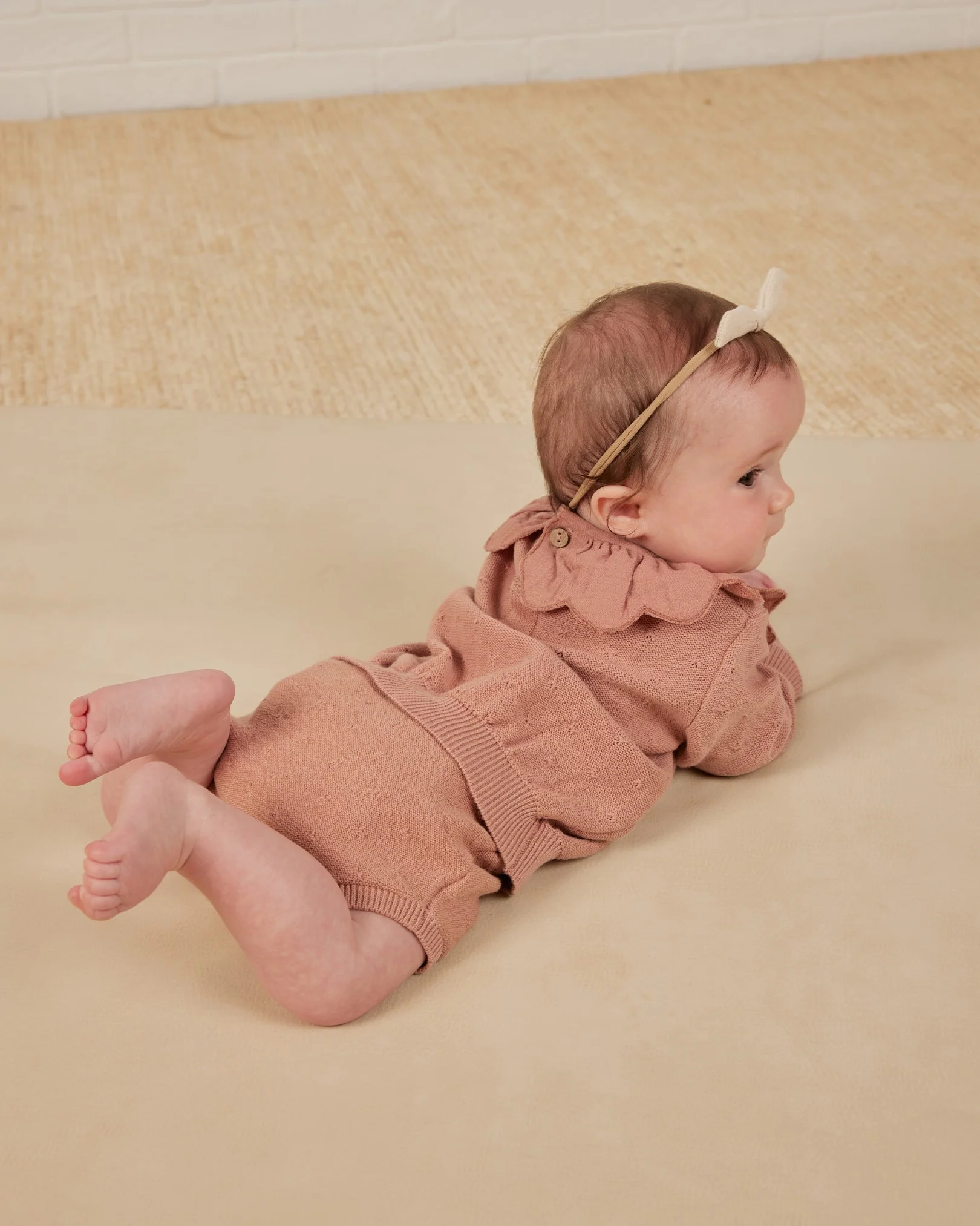 Quincy Mae Petal Knit Sweater - Rose - Image 4