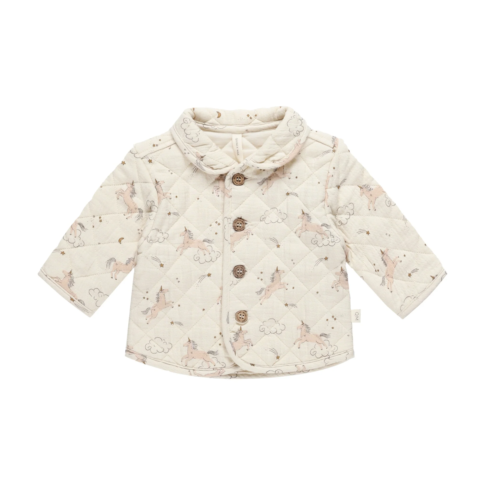 Quincy Mae Quilted Jacket - Unicorns