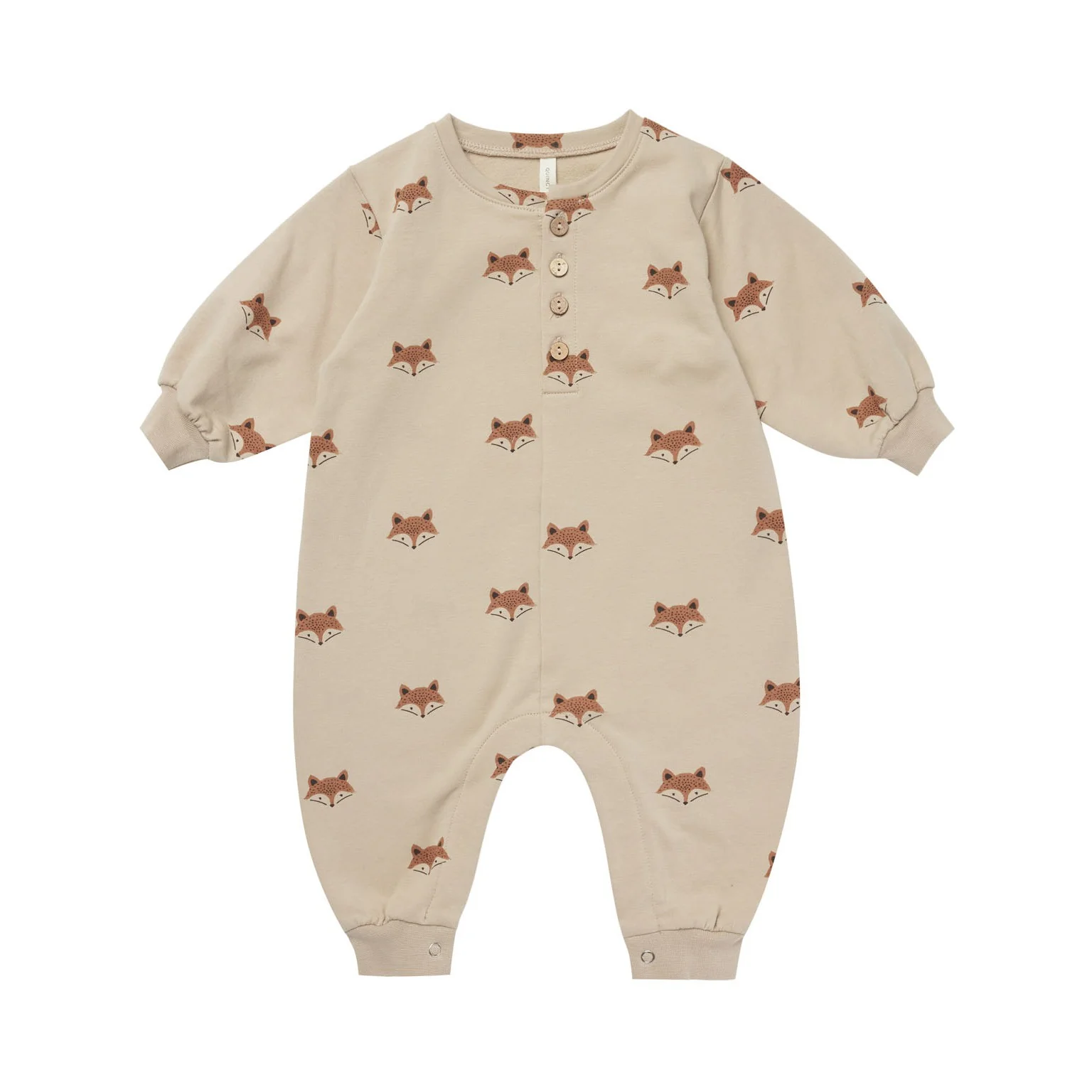 Relaxed Fleece Jumpsuit - Foxes