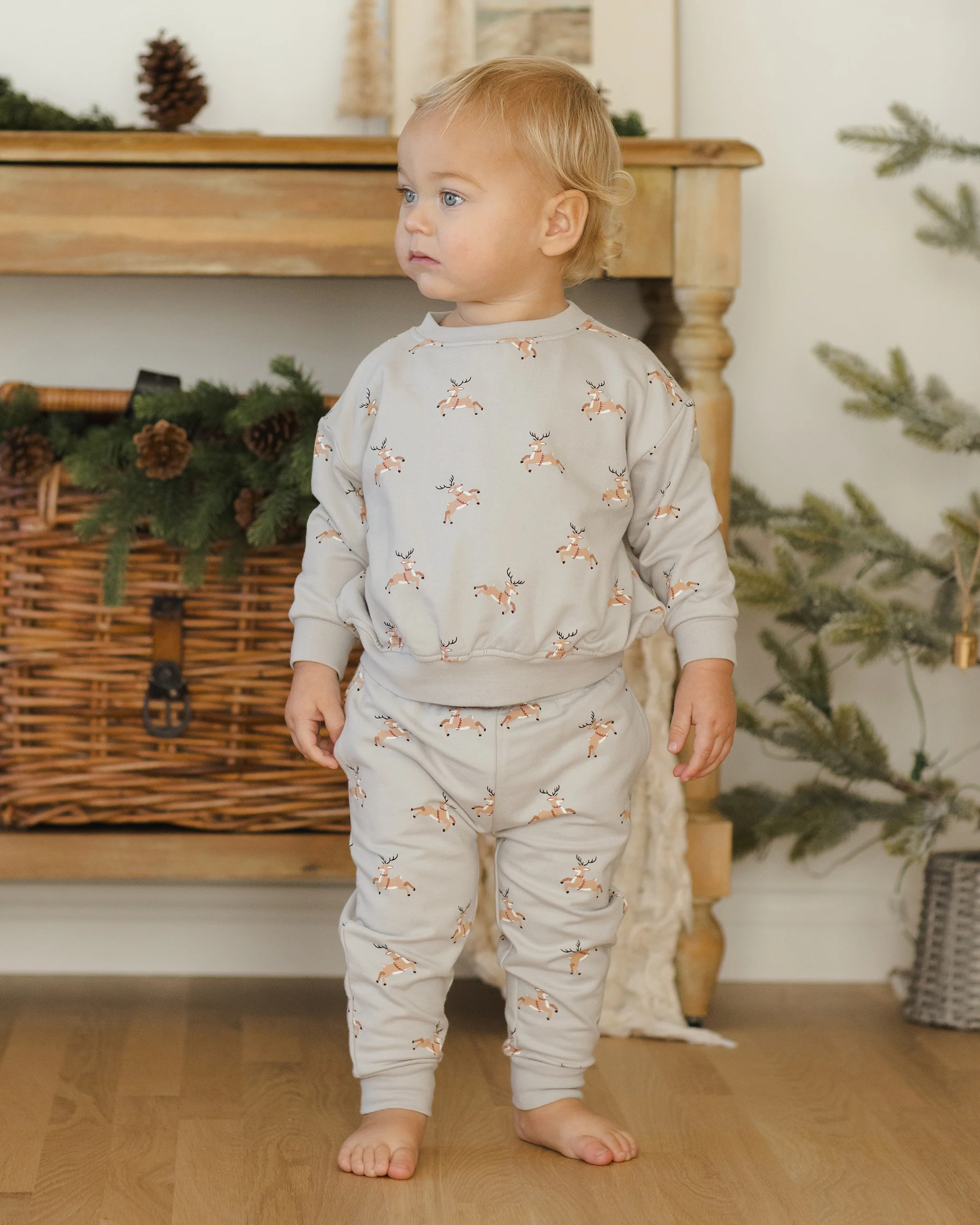Relaxed Fleece Sweatpant - Reindeer - Image 4
