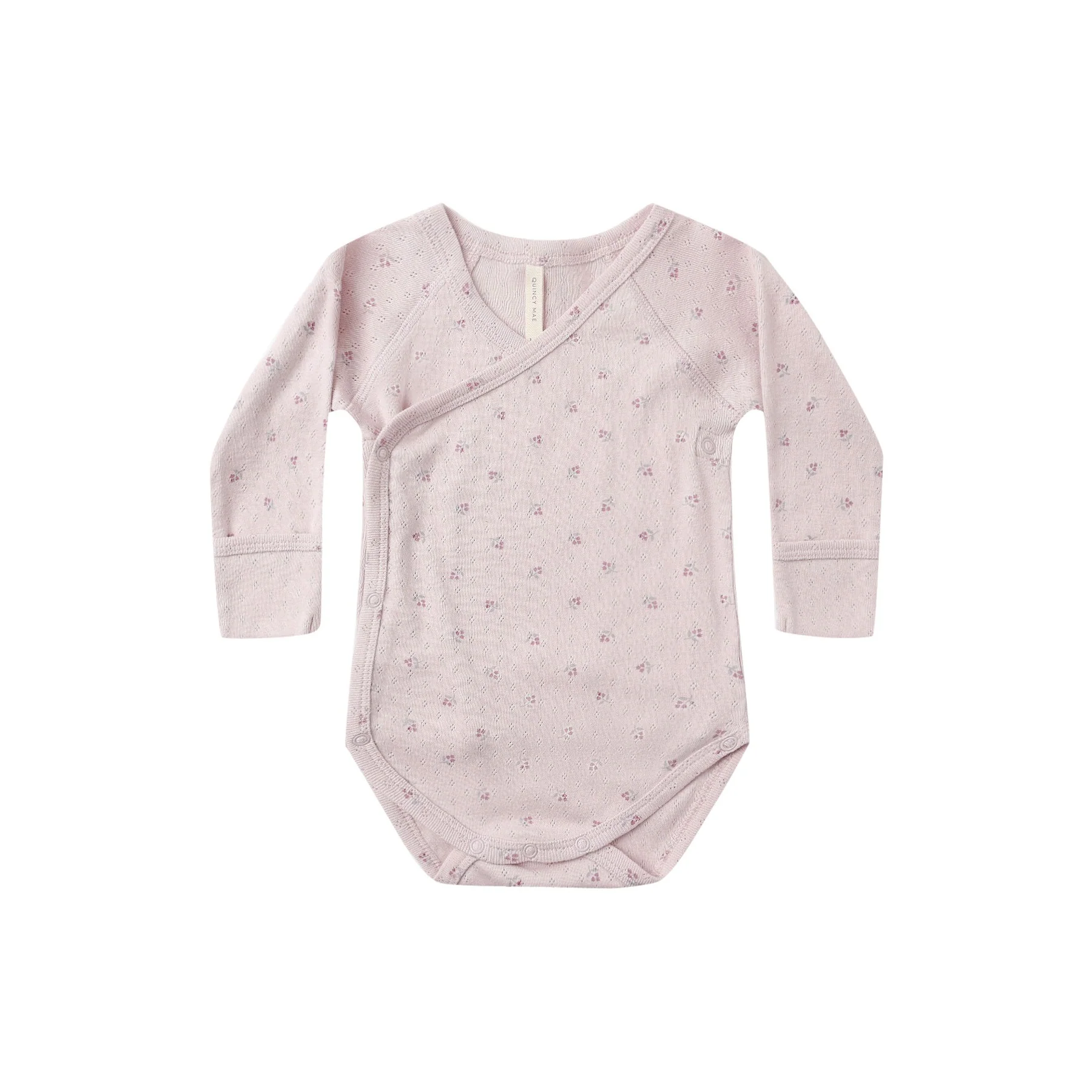 Side Snap Bodysuit - Lilac Ditsy