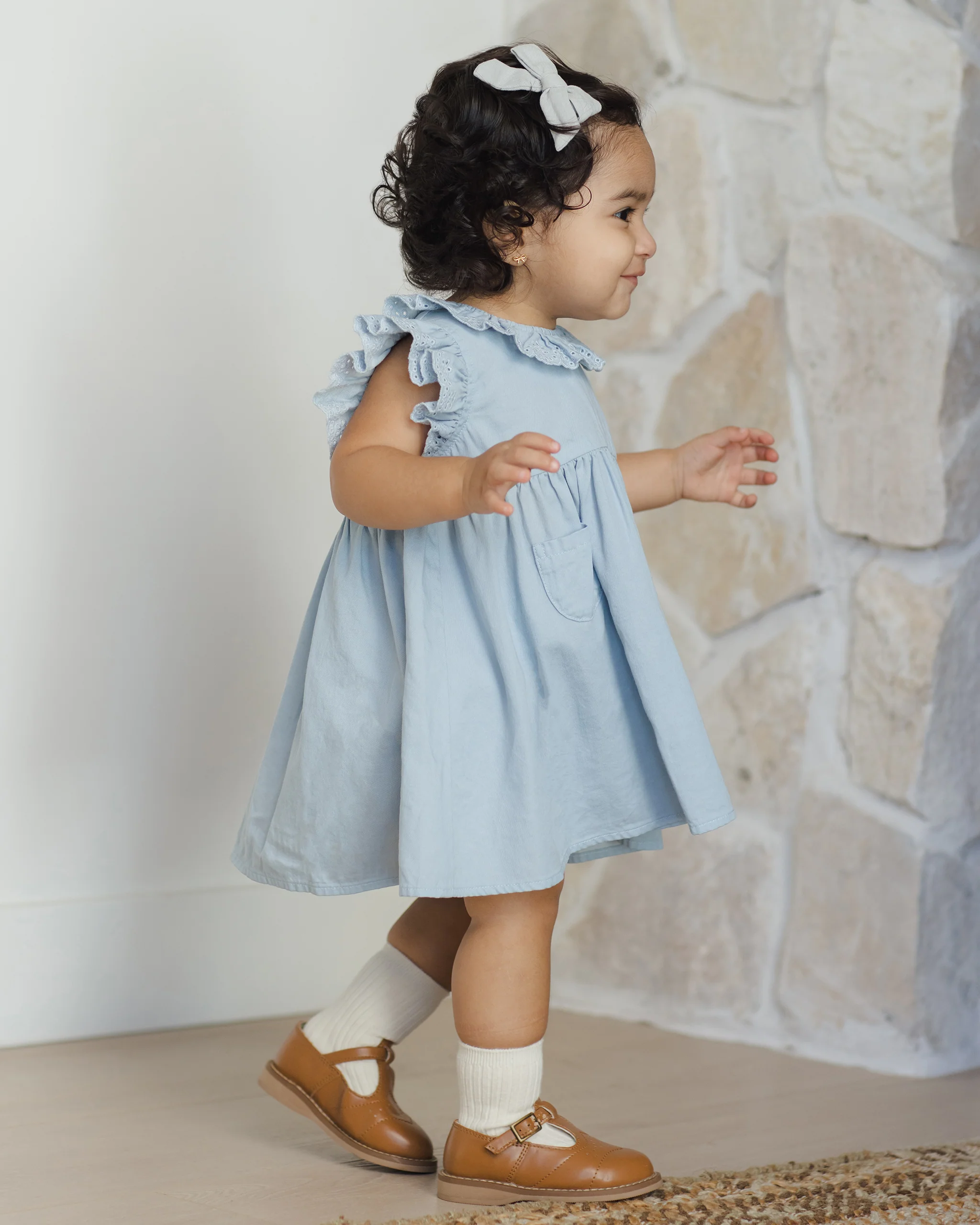 Sophie Dress - Chambray - Image 3