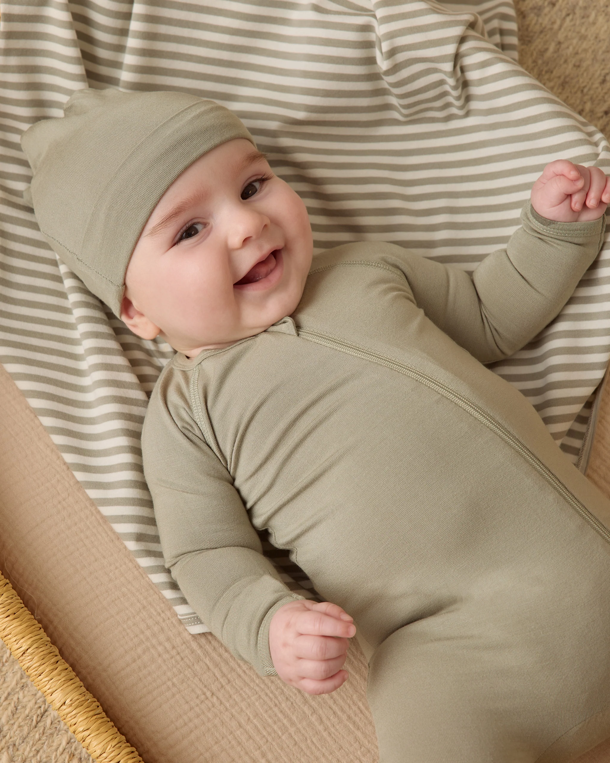 Swaddle - Fern Stripe - Image 2