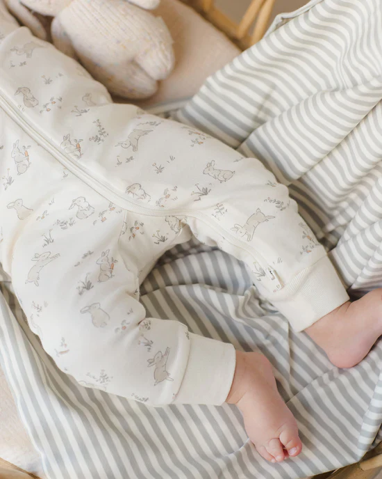 Swaddle - Sage Stripe - Image 2