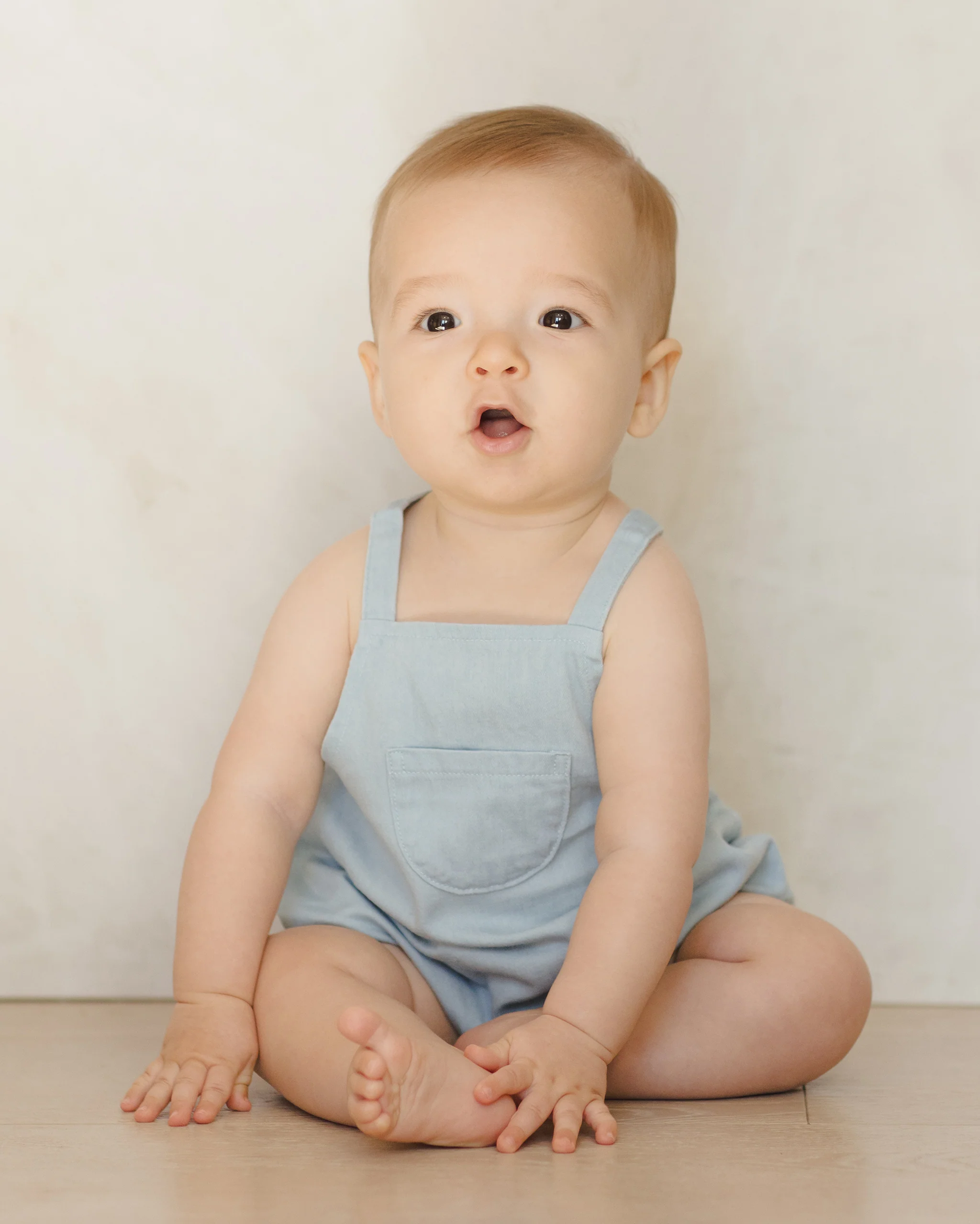 Thomas Romper - Chambray - Image 2