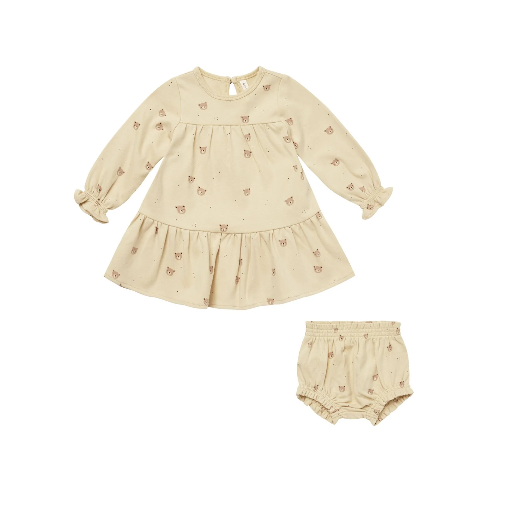 Quincy Mae Tiered Jersey Dress - Bears