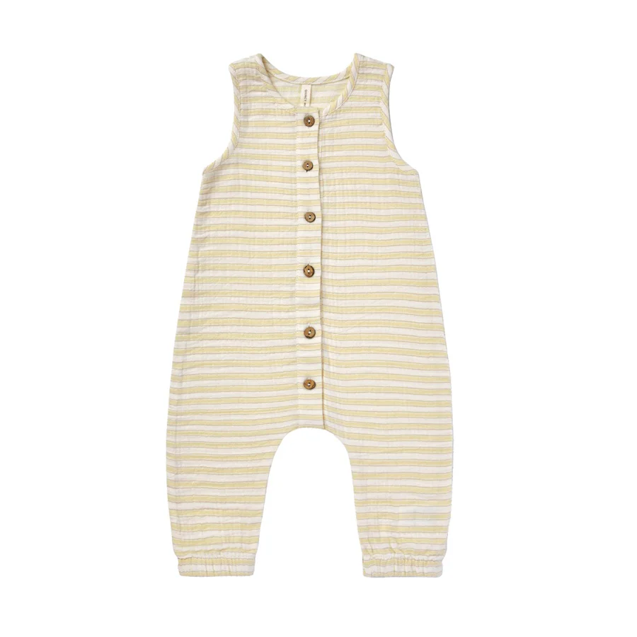 Quincy Mae Woven Jumpsuit | Vintage Stripe