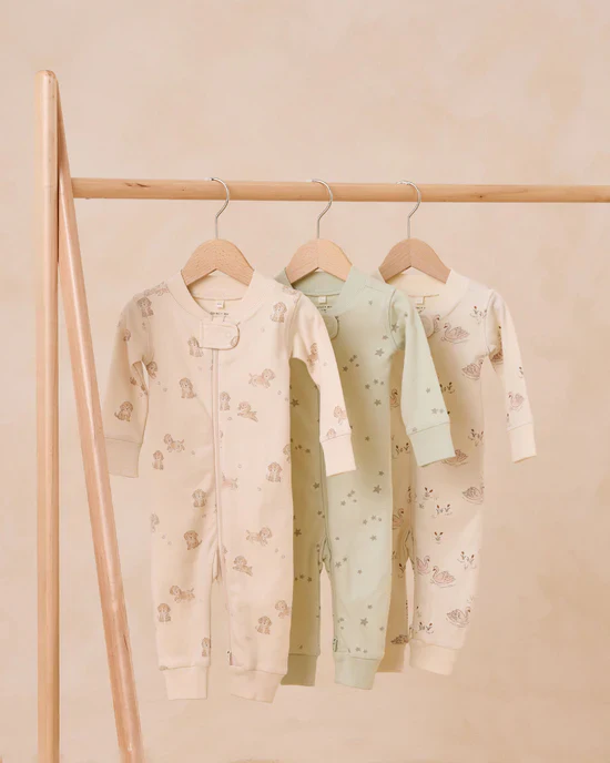 Zip Longsleeve Sleeper - Stars - Image 2