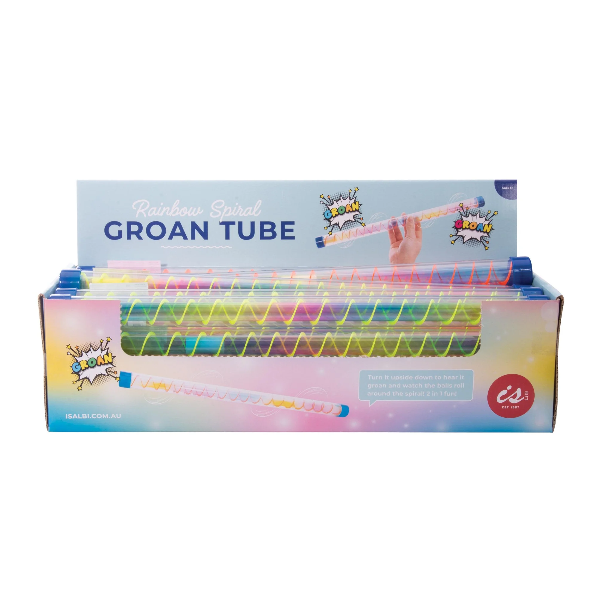 Rainbow Spiral Groan Tube - Assorted - Image 2