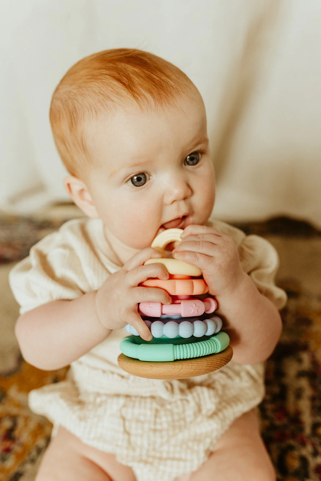 Rainbow Wobble Stacker | Pastel - Image 2