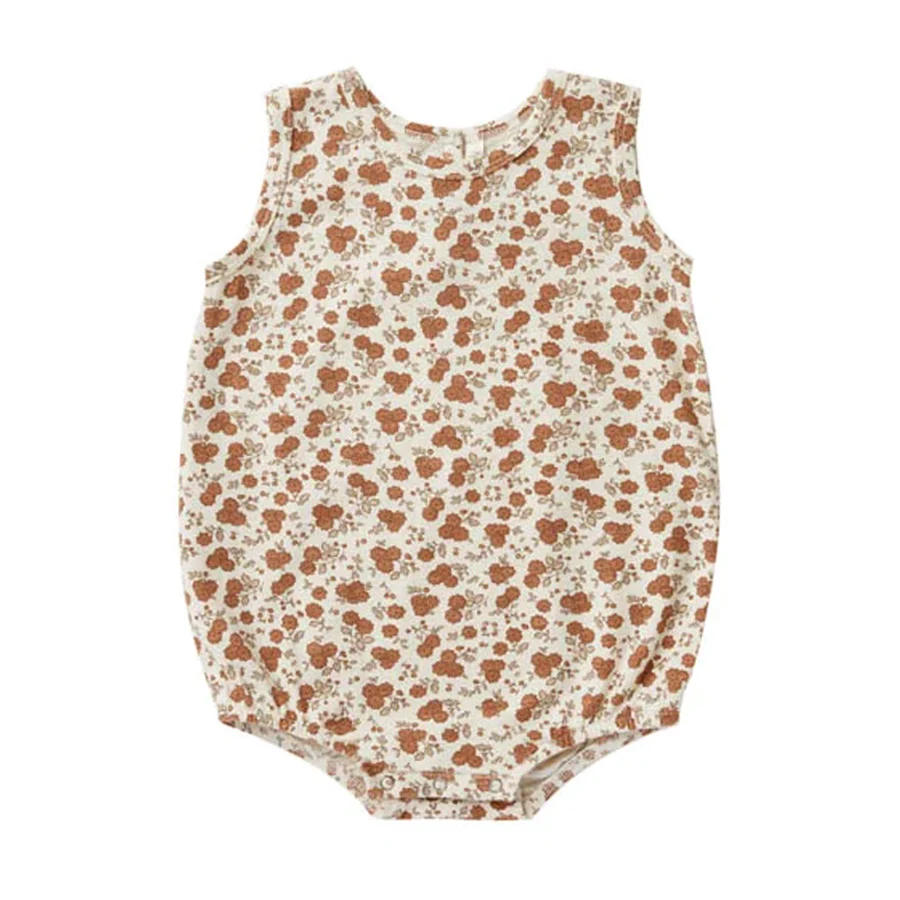 Rylee + Cru Bubble Romper - Garden
