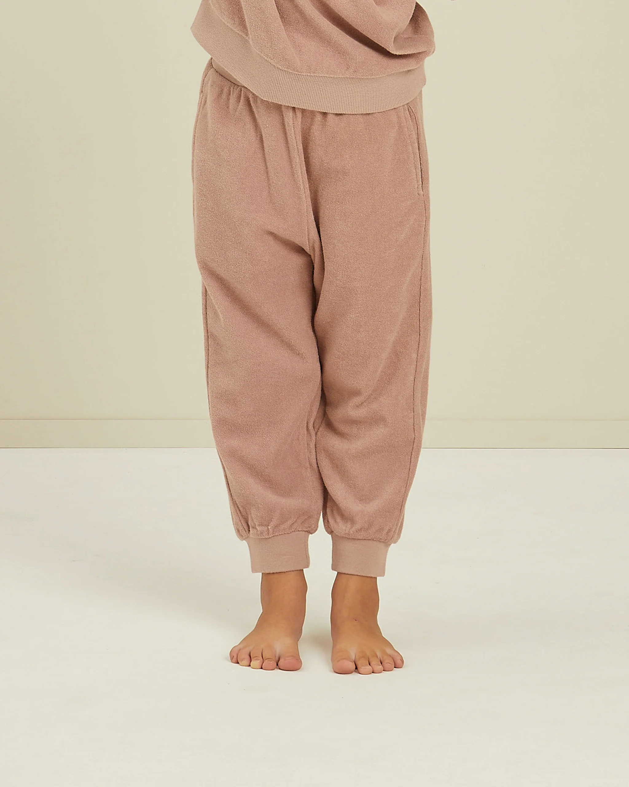 Rylee + Cru Terry Jogger - Mauve - Image 2