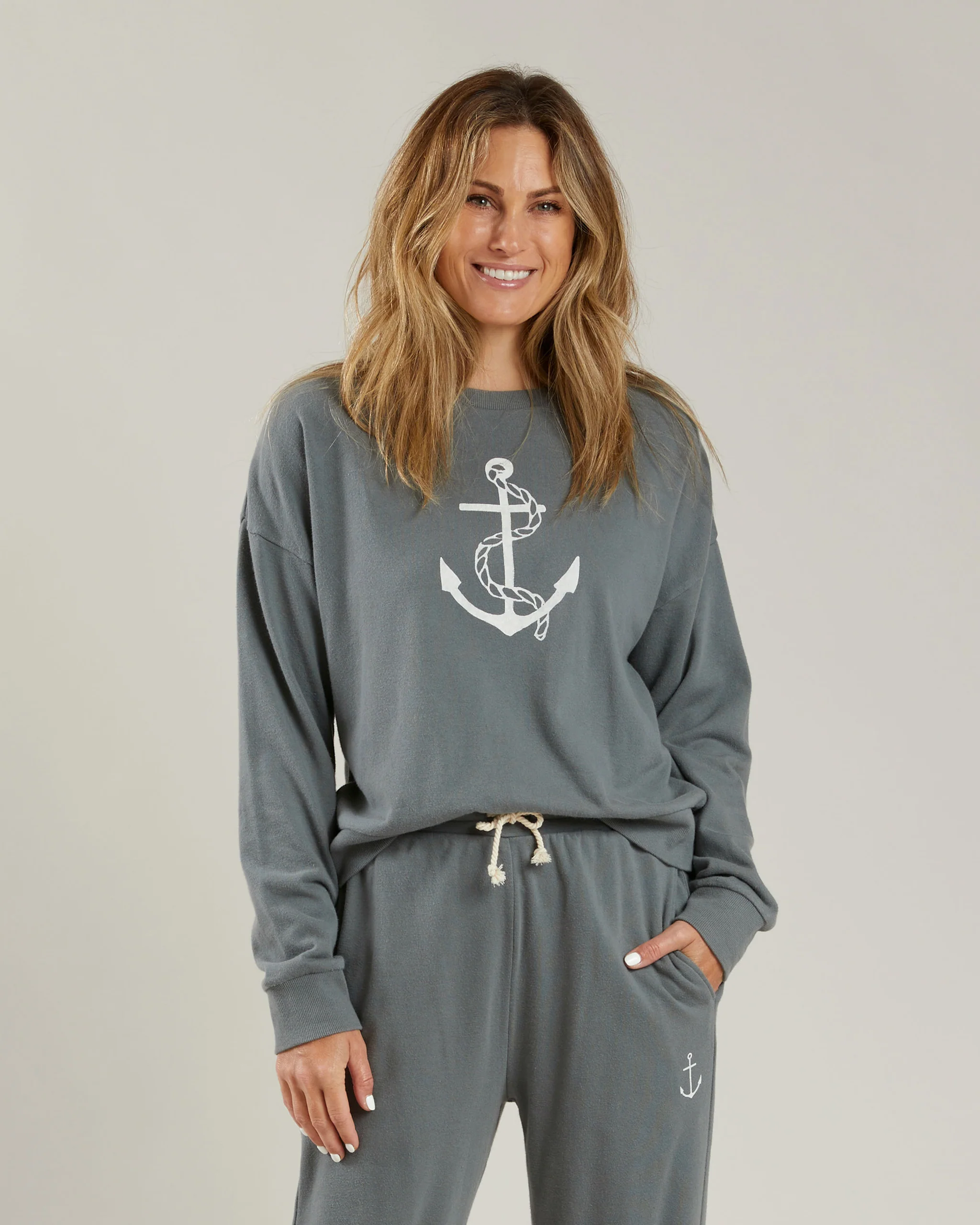 Rylee + Cru Mama Sweatshirt - Anchor - Image 2
