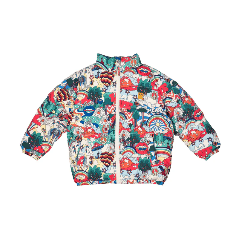 Rock Your Baby All You Need Is Love Puff Padded Jacket With Lining - Image 4