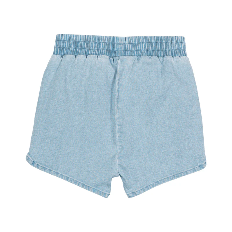 Rock Your Baby Blue Chambray Shorts - Image 2