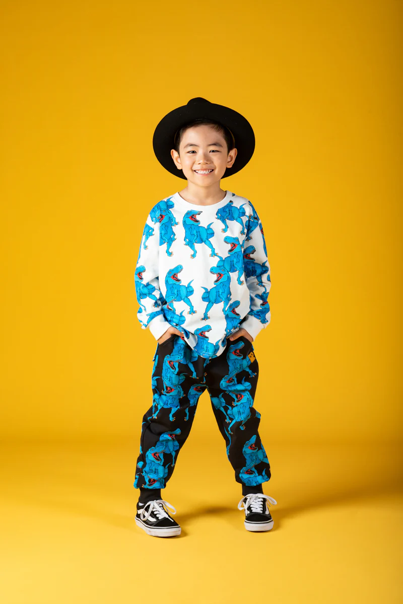 Rock Your Baby Blue Rex Trackies - Image 5