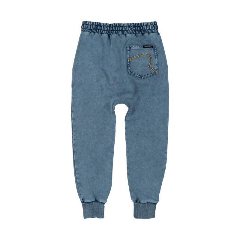 Rock Your Baby Blue Wash Trackies - Image 3