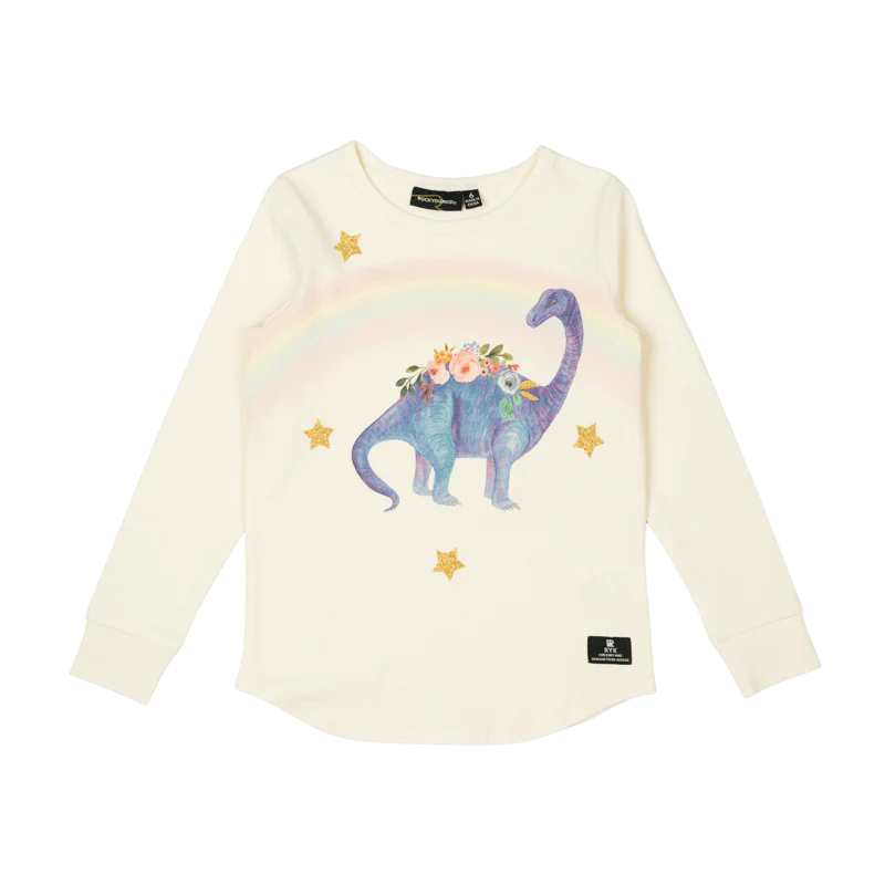 Rock Your Baby Bouquet Dinosaur Long Sleeve T-Shirt