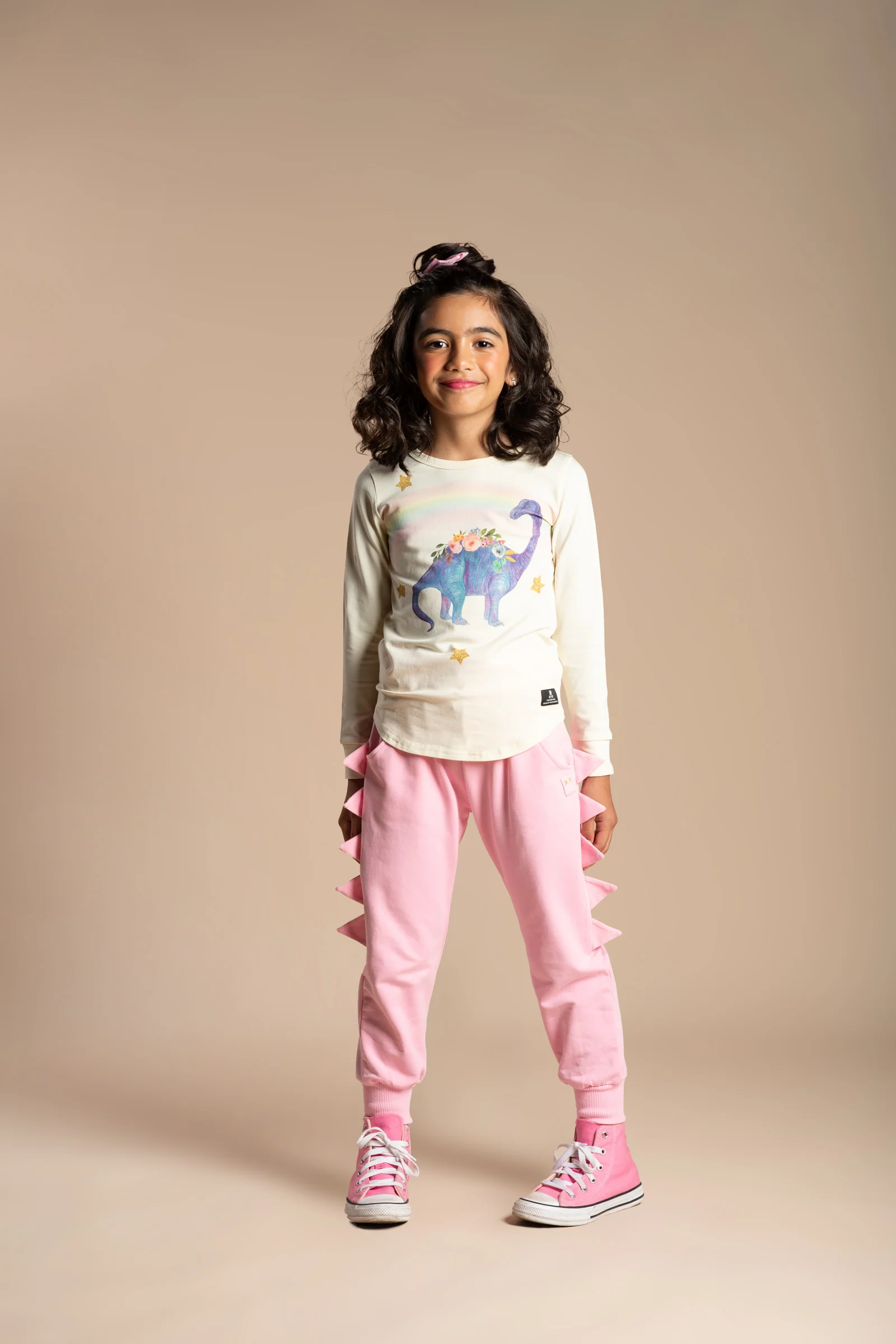 Rock Your Baby Bouquet Dinosaur Long Sleeve T-Shirt - Image 4