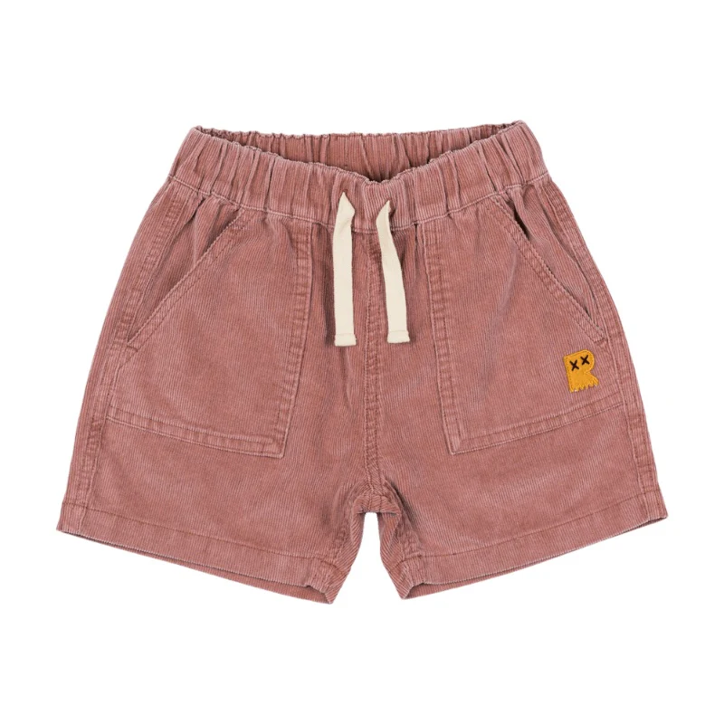 Rock Your Baby Brown Washed Cord Shorts
