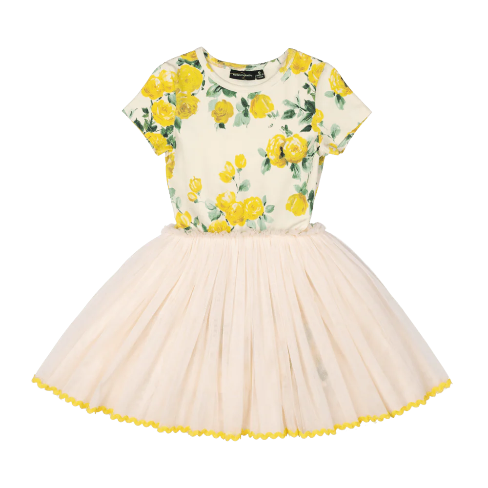 Rock Your Baby Circus Dress - Yellow Roses