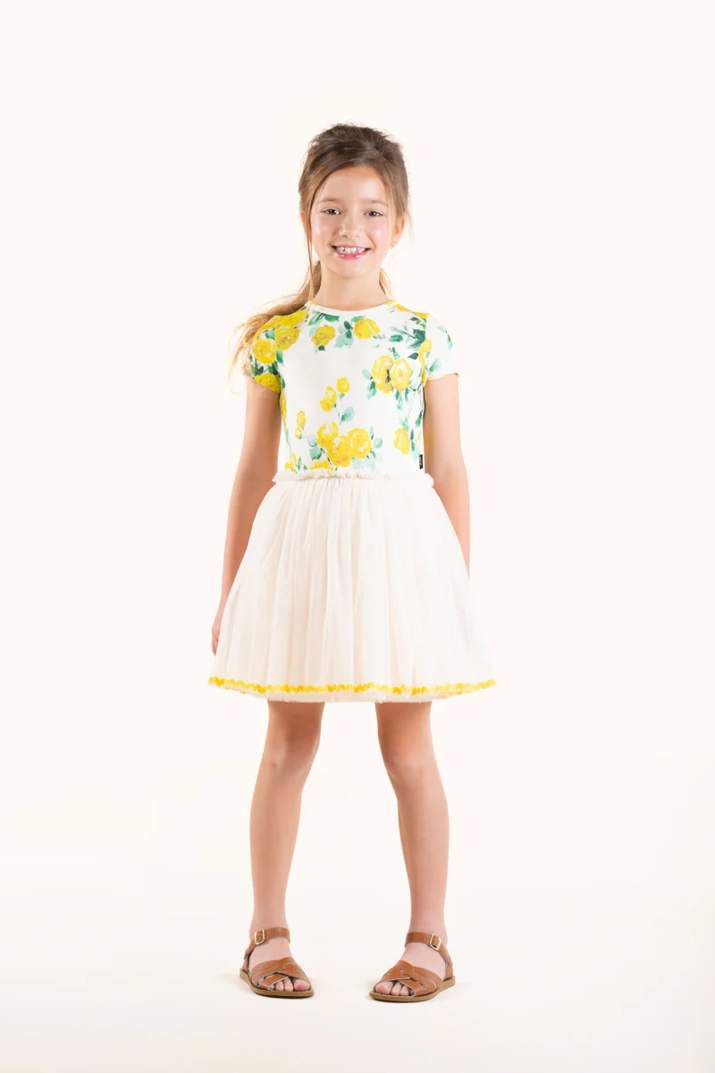 Rock Your Baby Circus Dress - Yellow Roses - Image 4