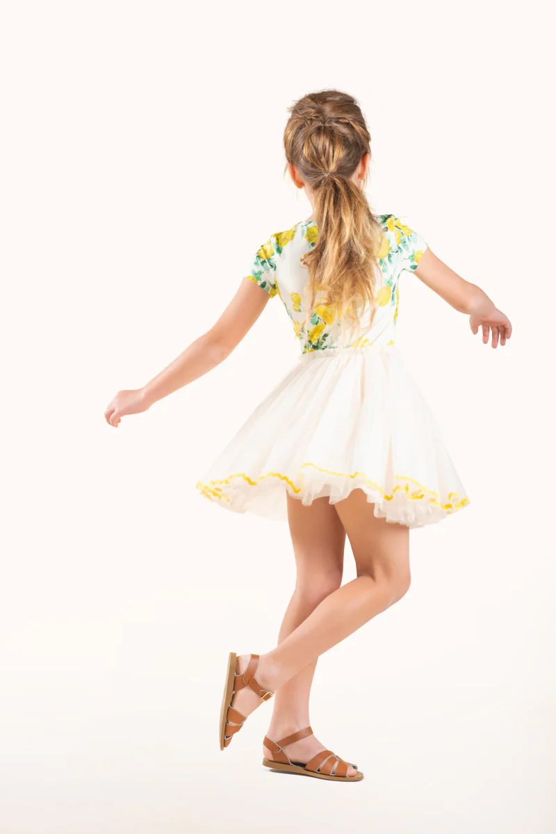 Rock Your Baby Circus Dress - Yellow Roses - Image 5