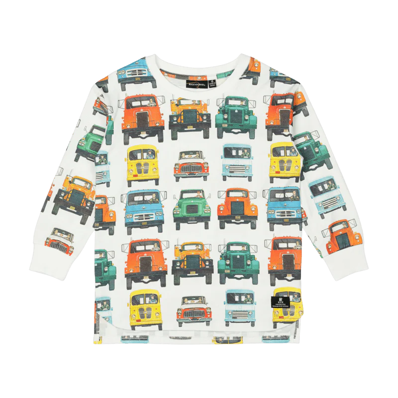 Rock Your Baby Convoy Long Sleeve Boxy Fit T-Shirt