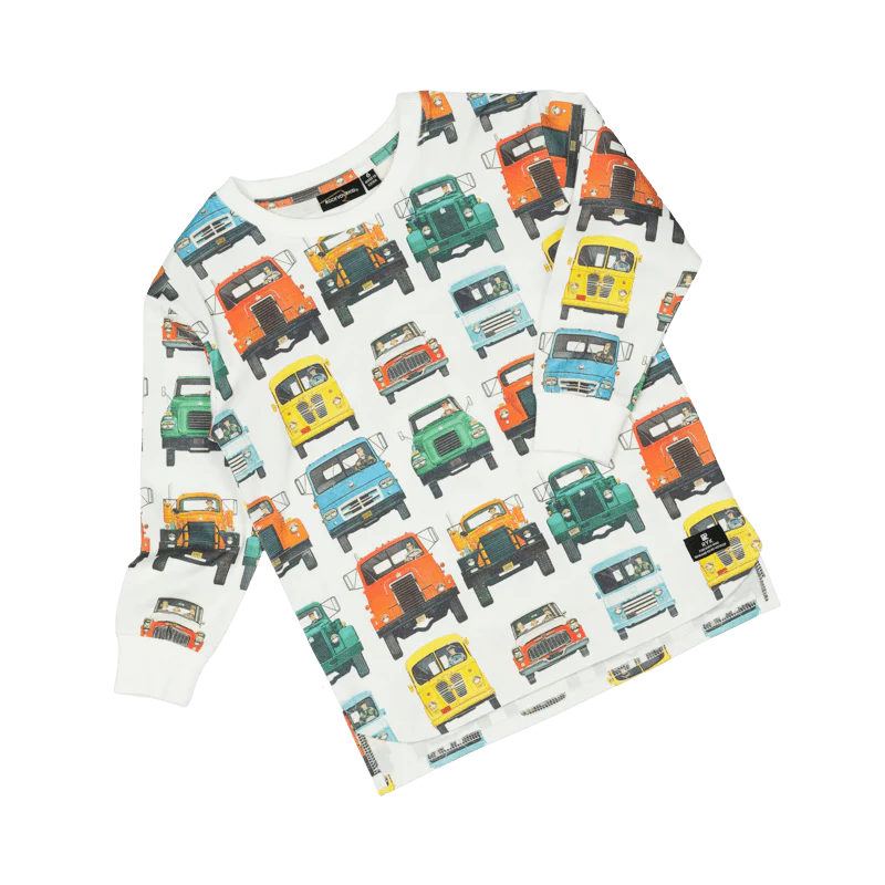 Rock Your Baby Convoy Long Sleeve Boxy Fit T-Shirt - Image 3