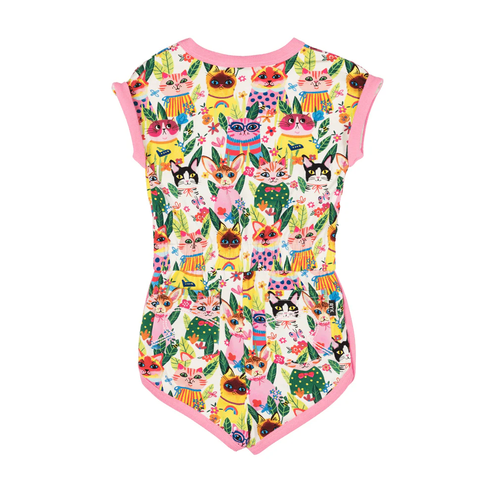 Rock Your Baby Cool Cats Romper - Image 3