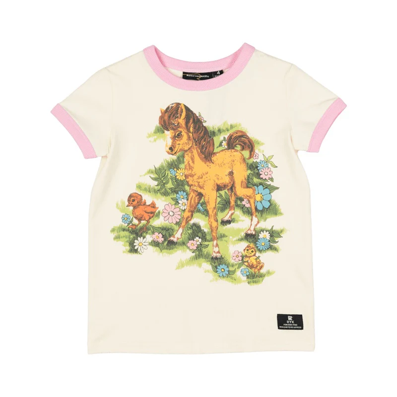 Rock Your Baby Country Life Short Sleeve Ringer T-Shirt