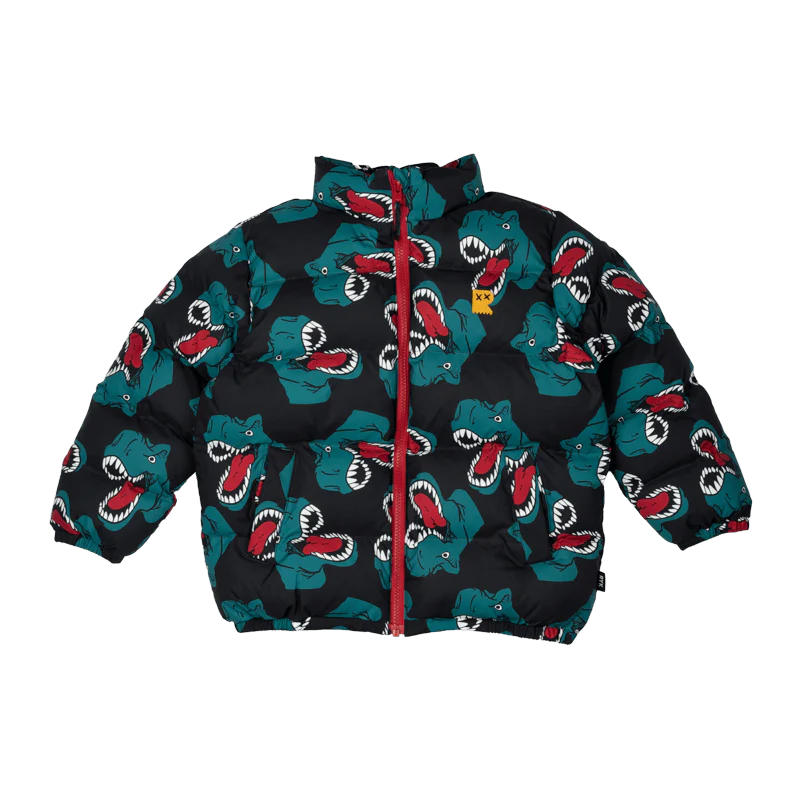 Rock Your Baby Dino Puff Padded Jacket - Image 3