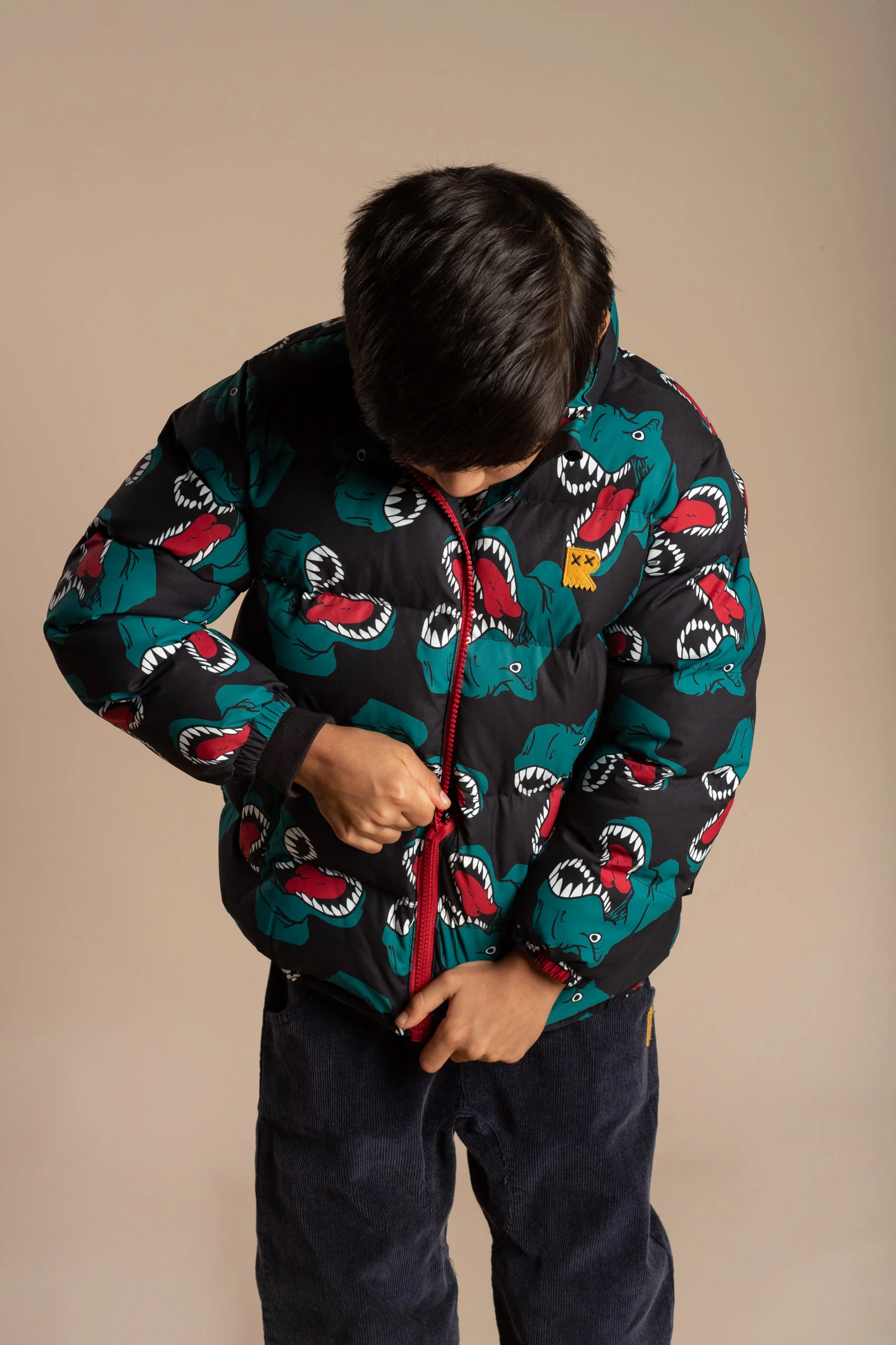 Rock Your Baby Dino Puff Padded Jacket - Image 6