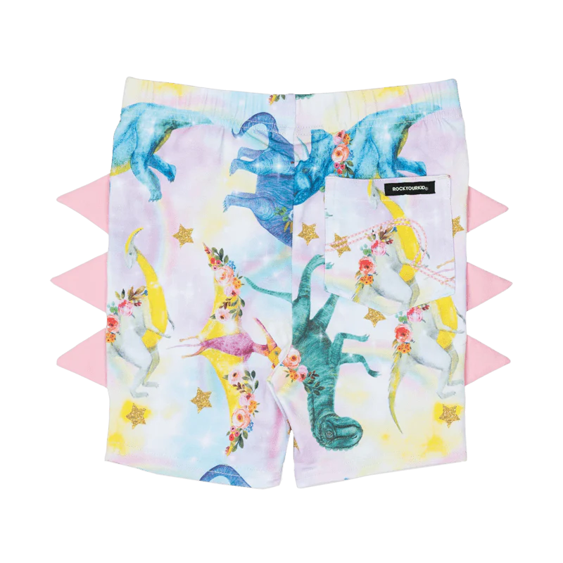 Rock Your Baby Dinosaur Parade Bike Shorts - Image 3