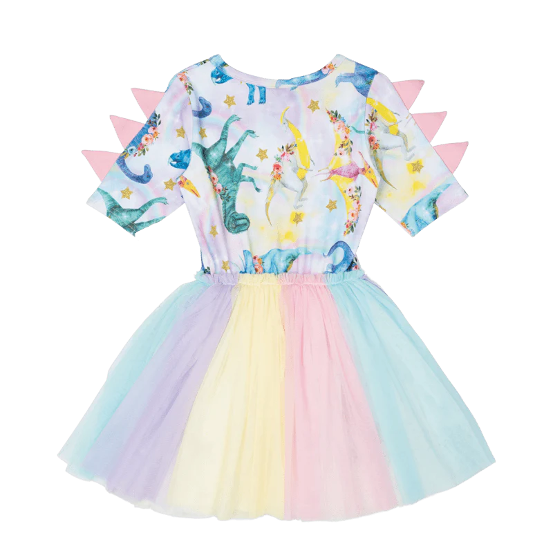 Rock Your Baby Dinosaur Parade Circus Dress - Image 2