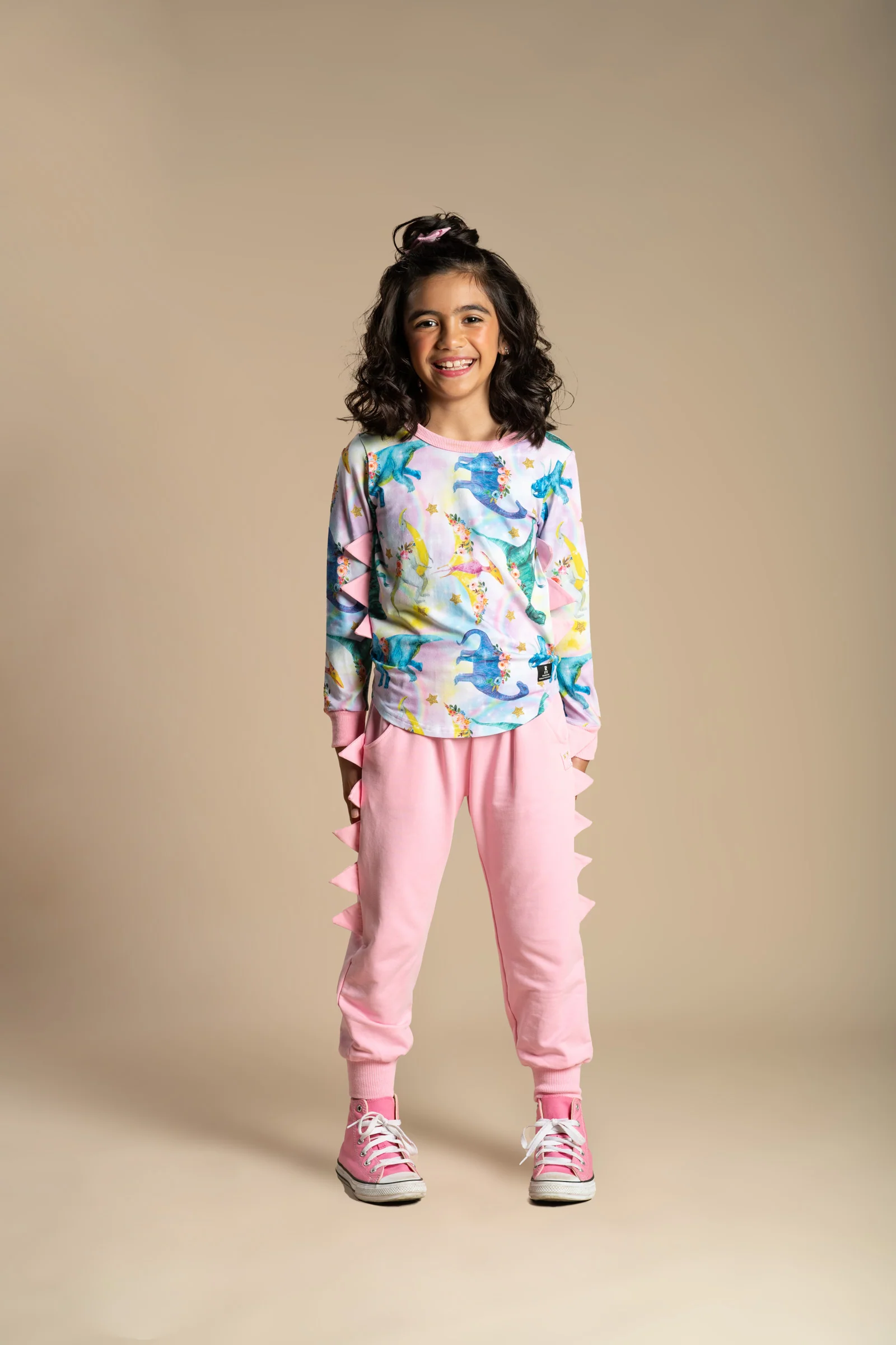 Rock Your Baby Dinosaur Parade Long Sleeve T-Shirt - Image 5