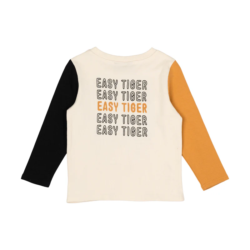 Rock Your Baby Easy Tiger Long Sleeve Tshirt - Image 2