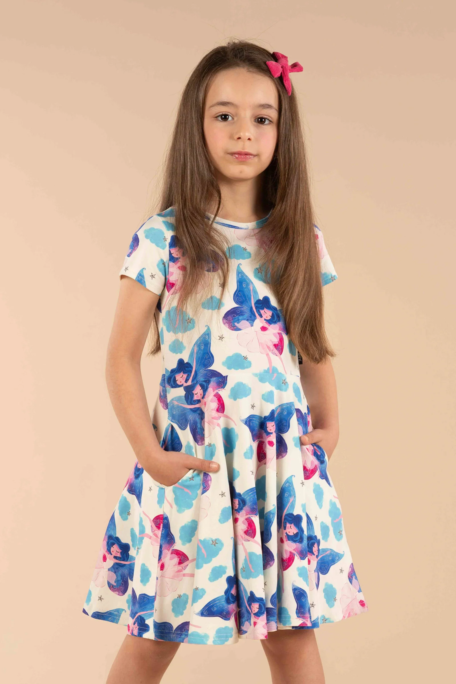 Rock Your Baby Fairy Girls Waisted Dress - Image 2