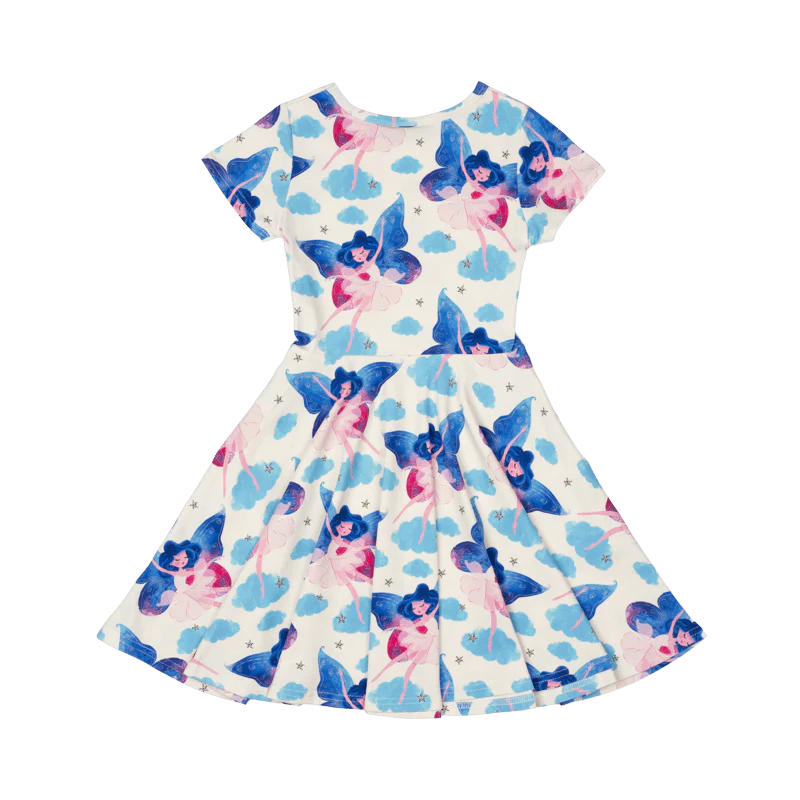 Rock Your Baby Fairy Girls Waisted Dress - Image 3
