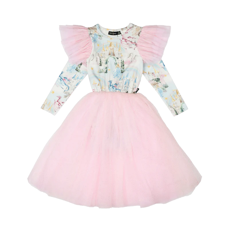 Rock Your Baby Fairy Tales Long Sleeve Flounce Dress