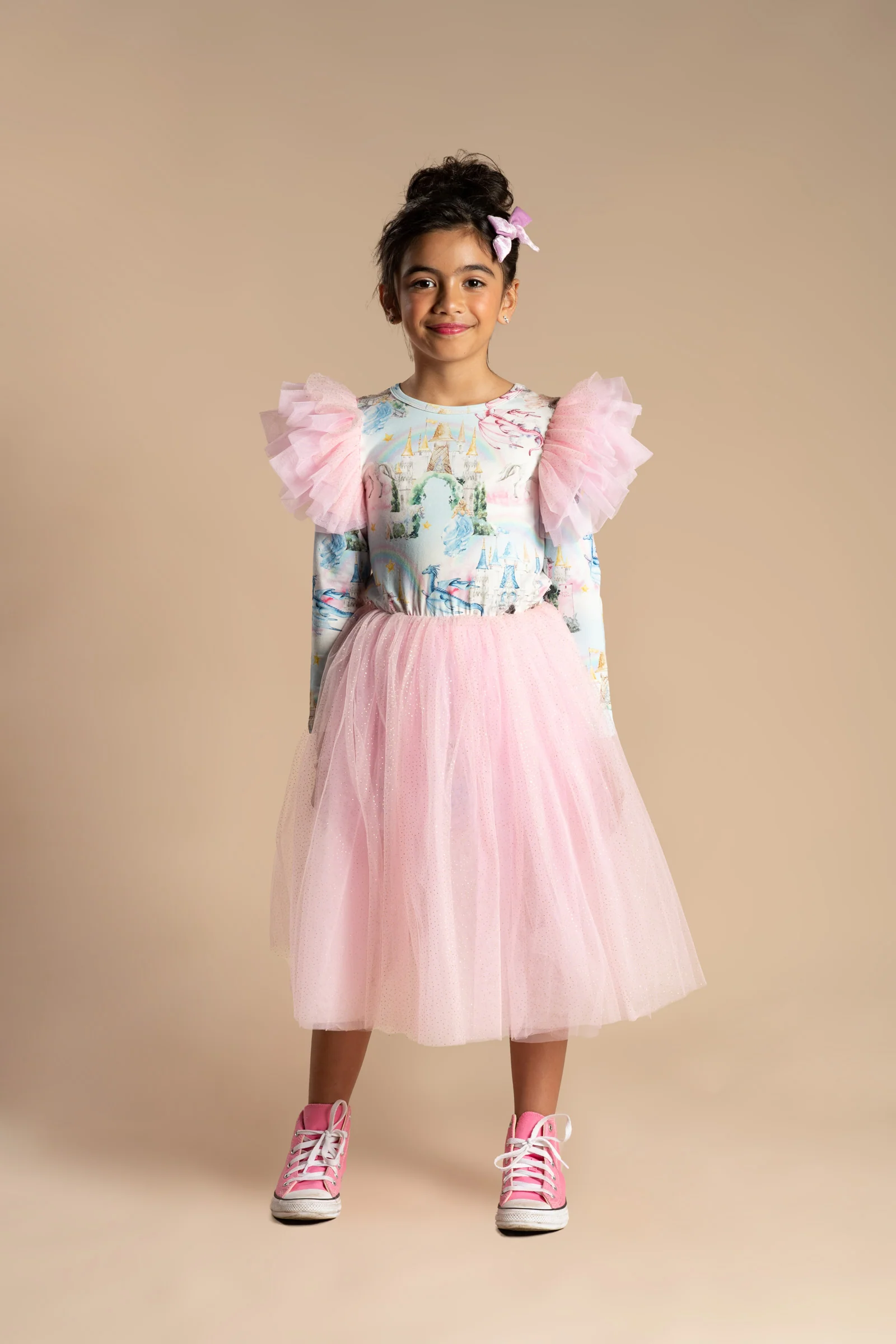 Rock Your Baby Fairy Tales Long Sleeve Flounce Dress - Image 4