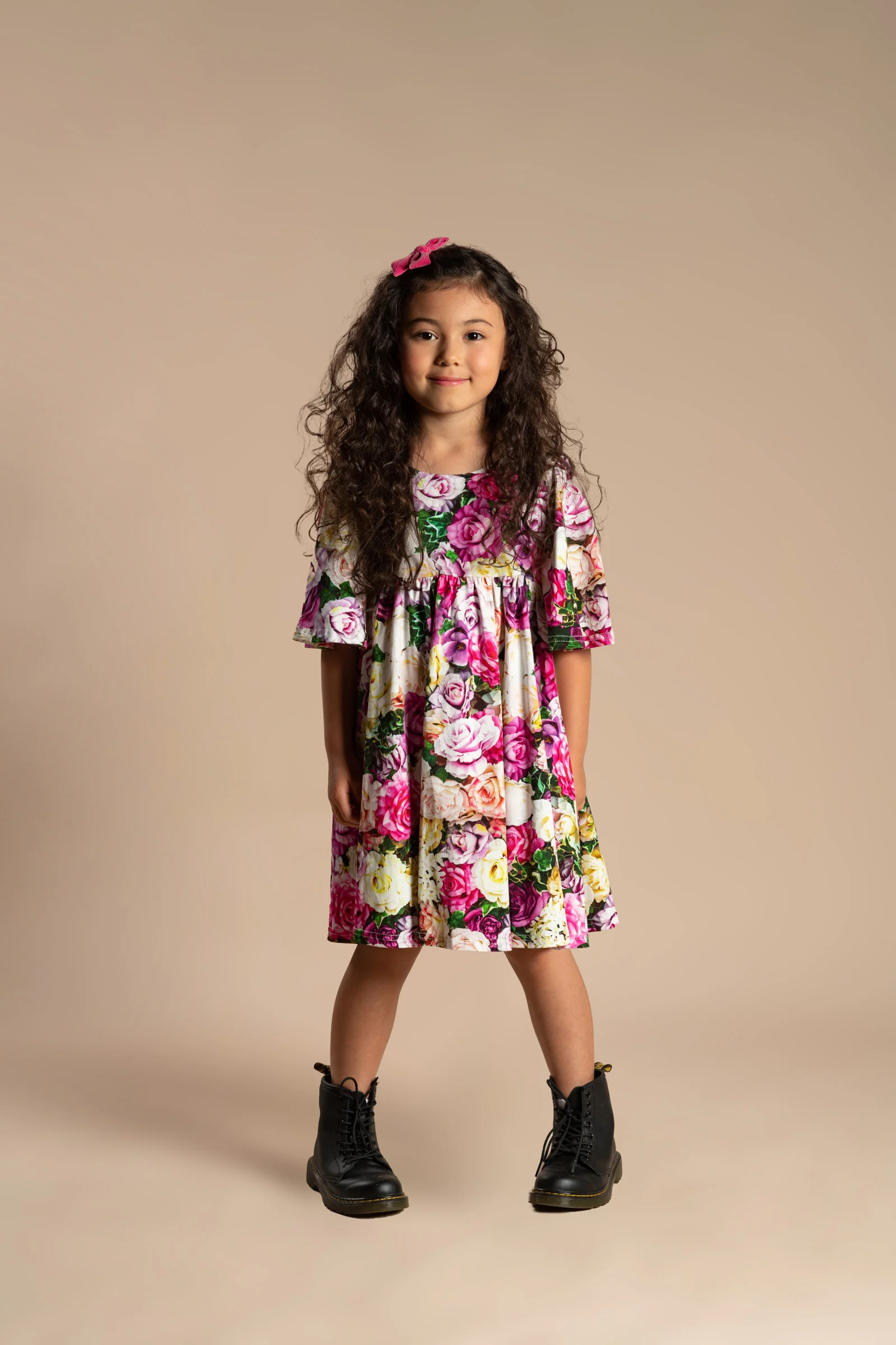 Rock Your Baby Flower Wall Goldie Dress - Image 5