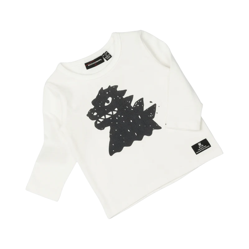 Rock Your Baby Godzilla Baby Long Sleeve T-Shirt - Image 2