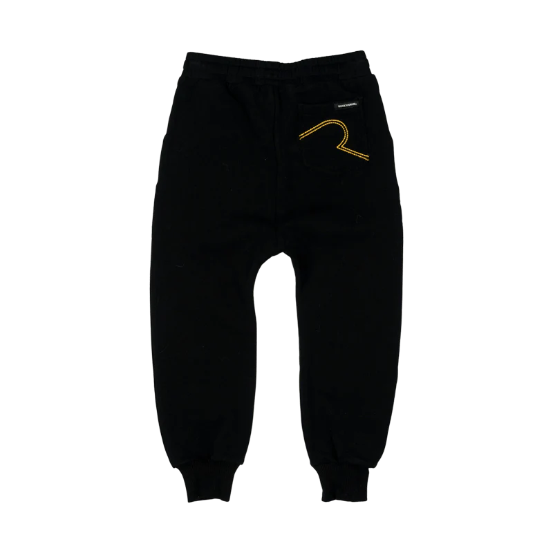 Rock Your Baby Godzilla Black Trackies - Image 4