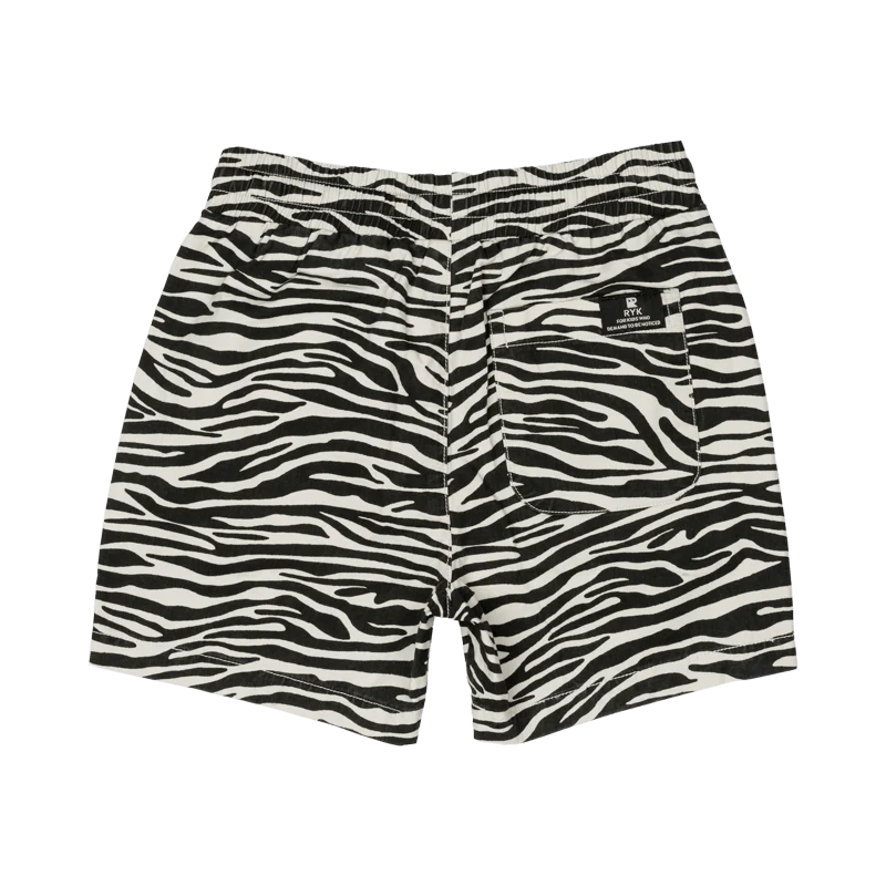 Rock Your Baby Grey Tiger Skate Shorts - Image 2