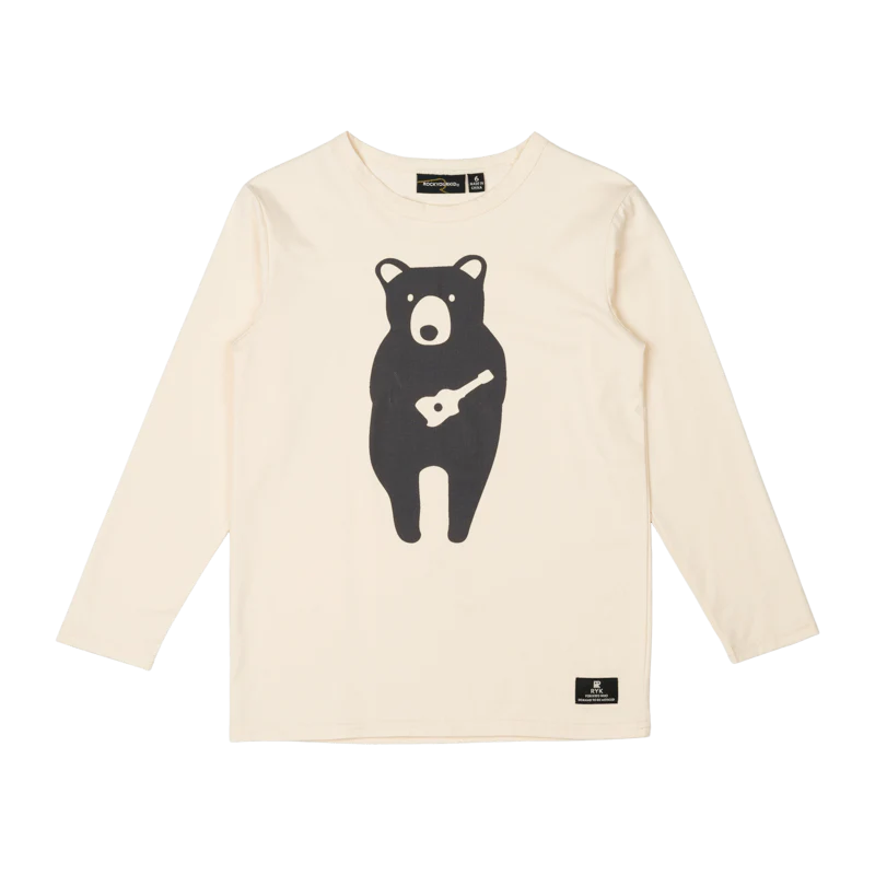 Rock Your Baby Guitar Bear Long Sleeve T-Shirt