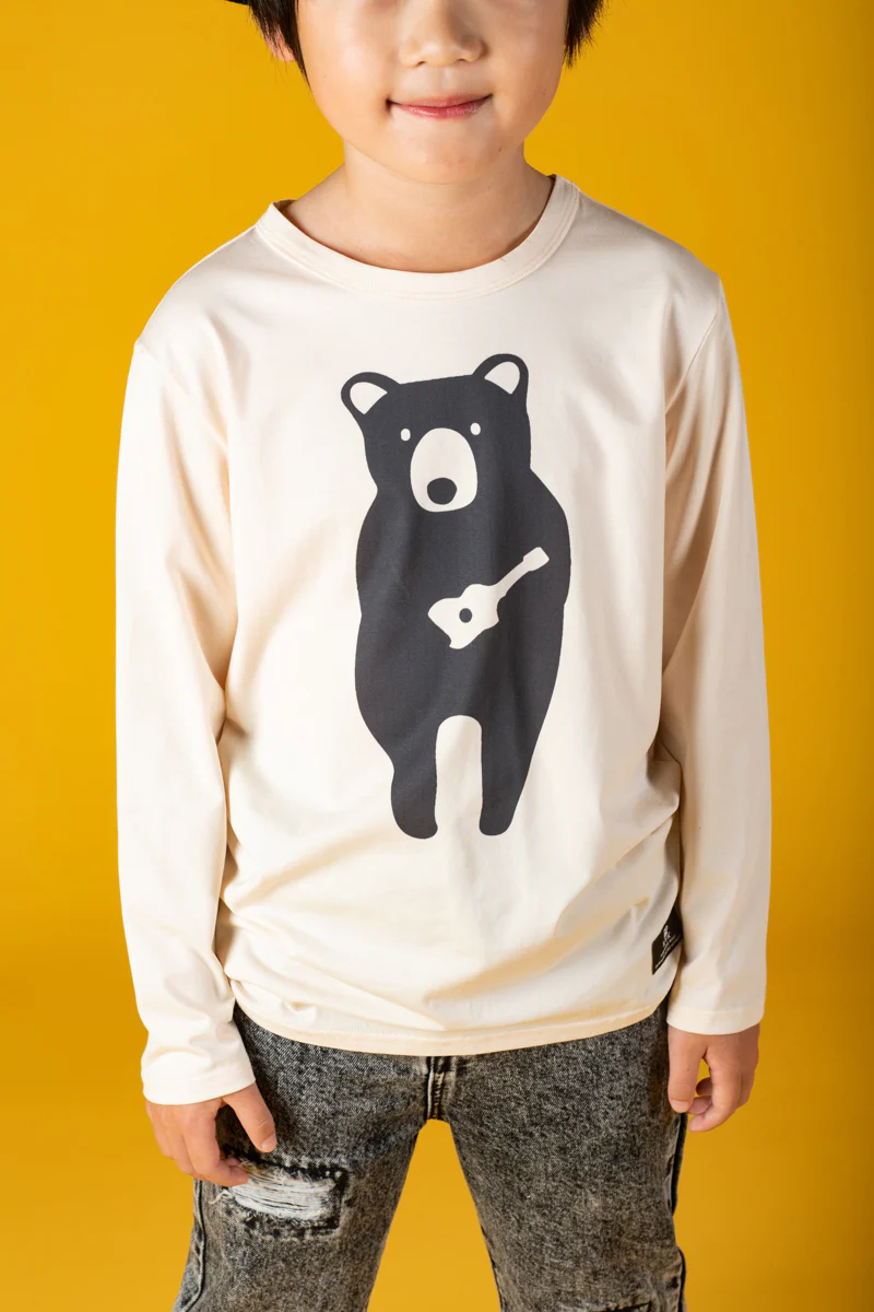 Rock Your Baby Guitar Bear Long Sleeve T-Shirt - Image 5