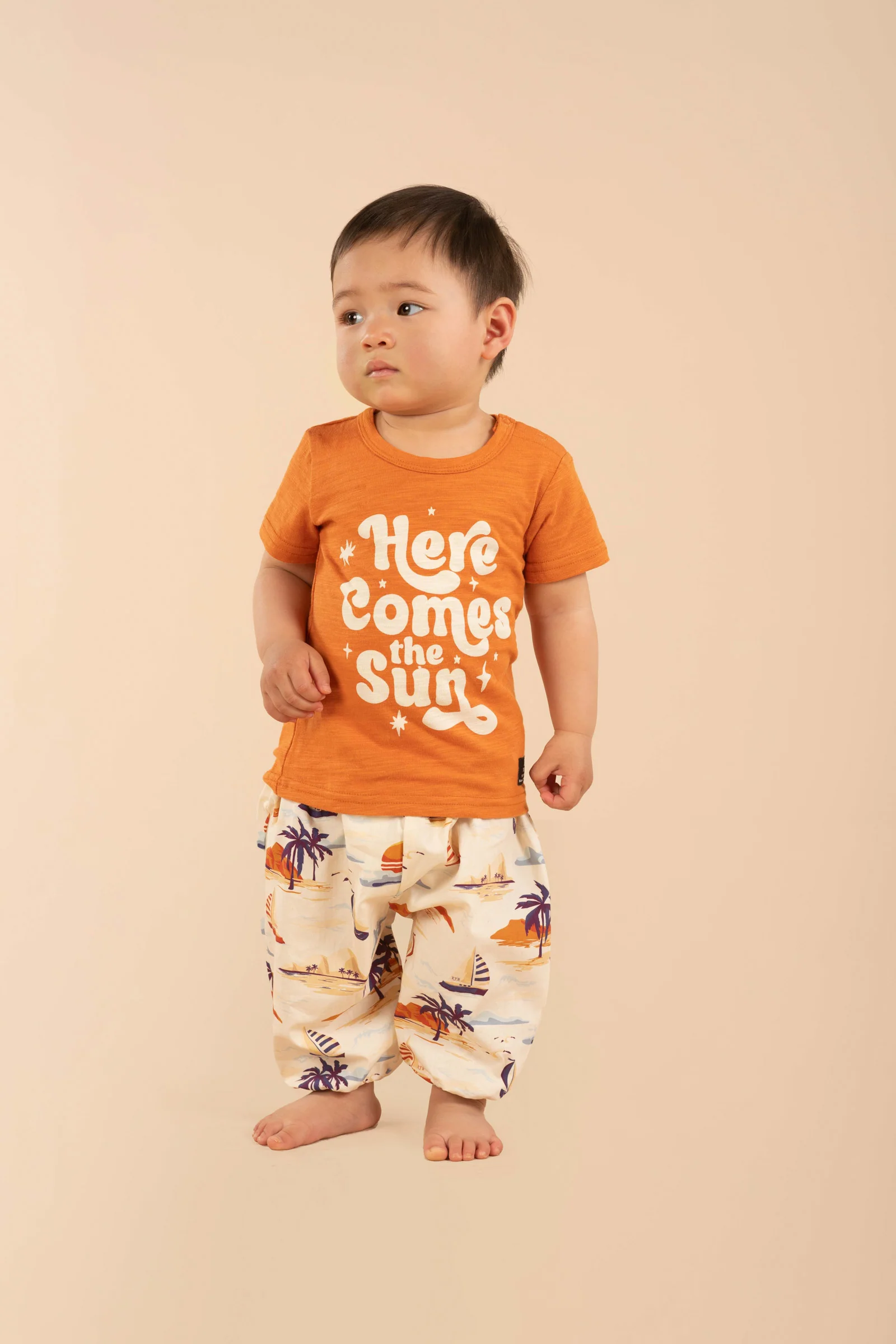 Rock Your Baby Here Comes The Sun Baby T-Shirt - Image 2