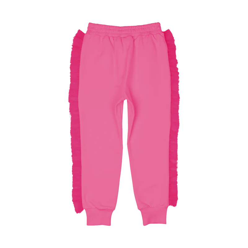 Rock Your Baby Hot Pink Glitter Trackies - Image 2